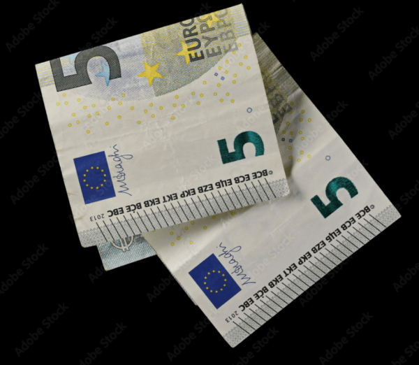 5 euro banknnote for sale